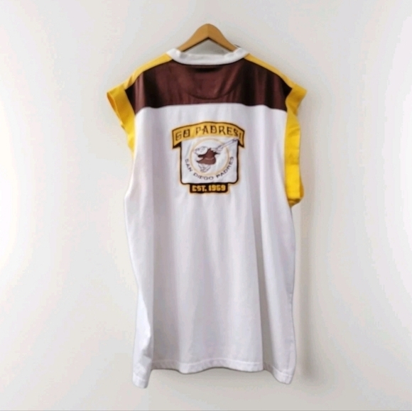 Cooperstown Collection GIII Carl Banks Mens 3XL Vintage San Diego Padres Jersey - Picture 3 of 15